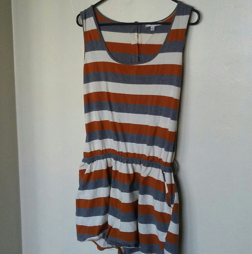PAPAYA stripped romper